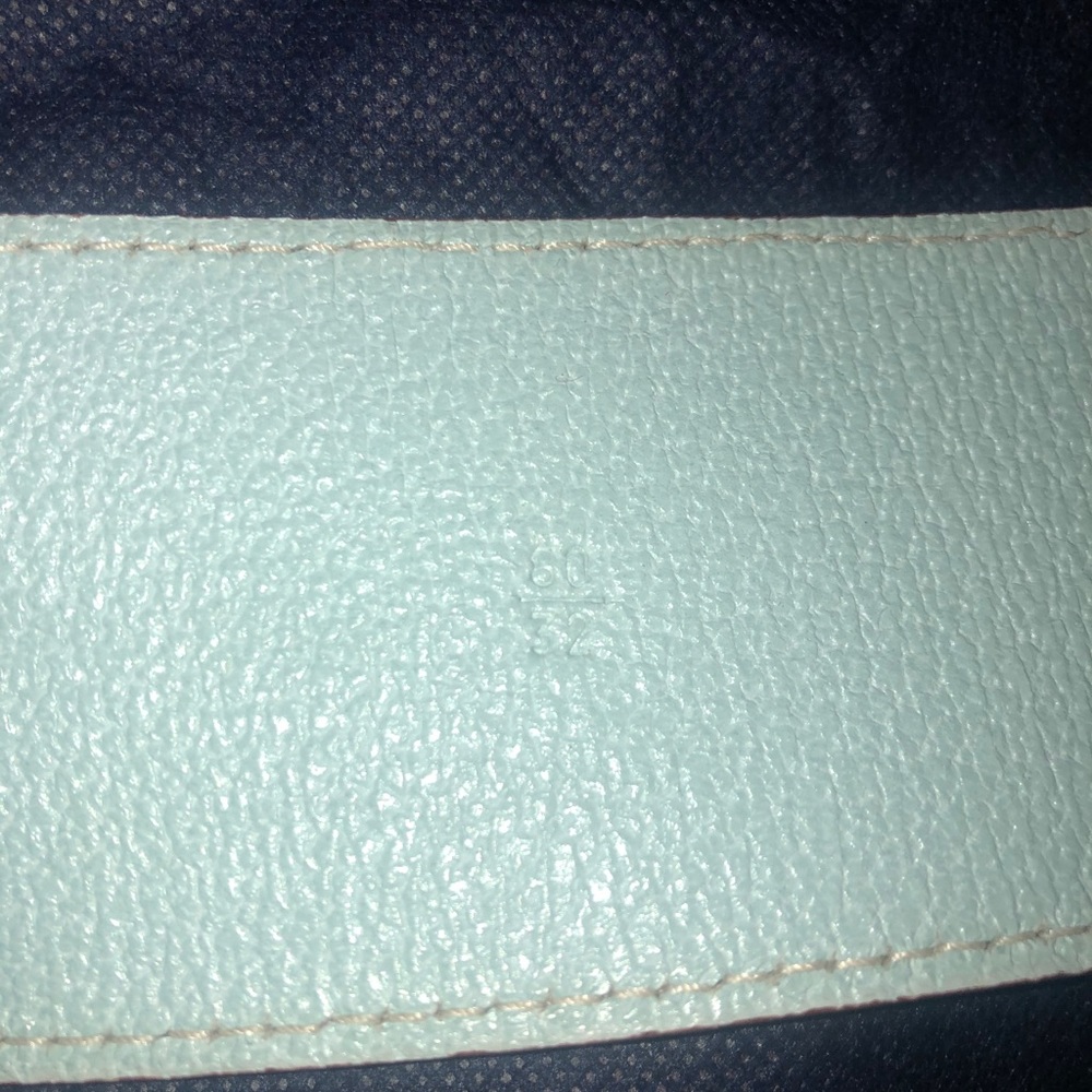 Prada baby blue leather belt - Picture 5 of 7